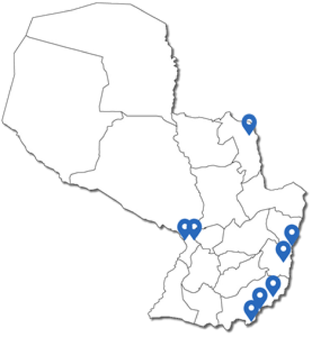 Mapa Paraguay